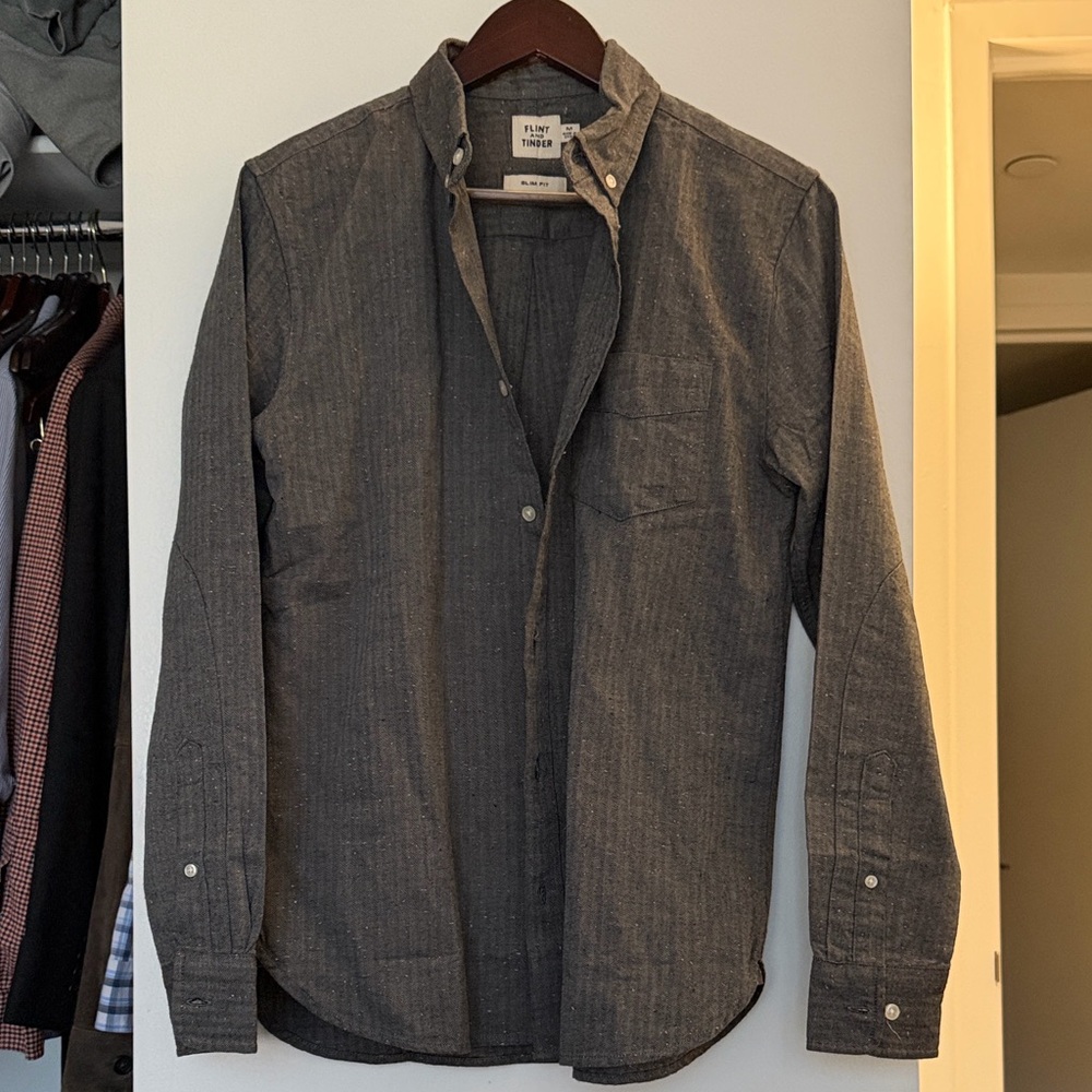 Flint Tinder Oxford Architect Shirt M SlimJacket